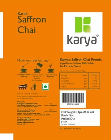 Saffron Chai